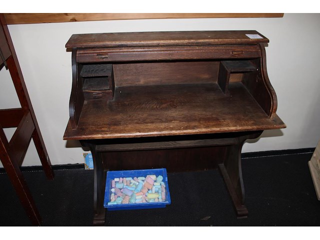 Houten secretaire met afmeting 100 x 50 x 105 cm. - afbeelding 3 van  3