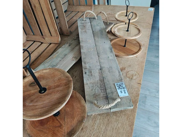 Houten serveer planken etagères, hout - afbeelding 2 van  4