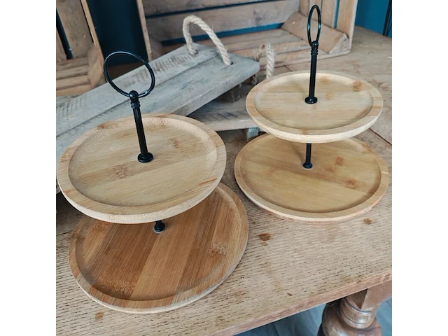 Houten serveer planken etagères, hout - afbeelding 3 van  4