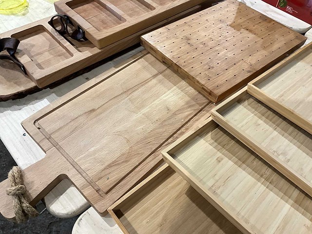 Houten serveerplank (9x) - afbeelding 4 van  5