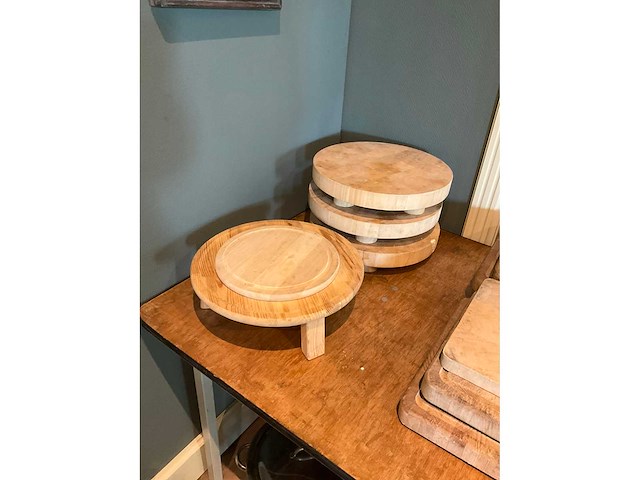 Houten serveerplateau’s (5x) - afbeelding 2 van  4