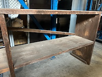 Houten side table lxbxh 240x40x88 cm - afbeelding 3 van  4
