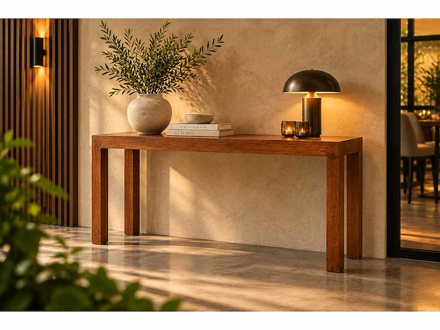 Houten sidetable (2x) - afbeelding 1 van  4