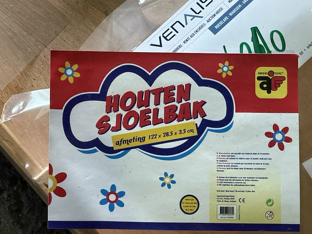 Houten sjoelbak - afbeelding 2 van  2