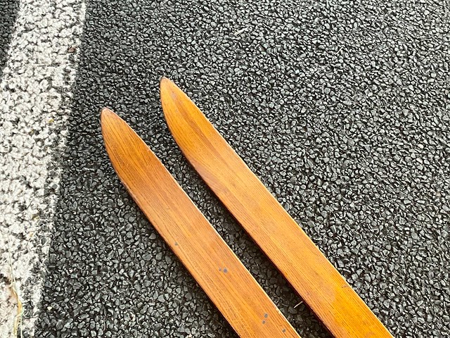 Houten ski (2x) - afbeelding 3 van  5
