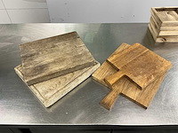 Houten snijplank (4x) - afbeelding 1 van  3