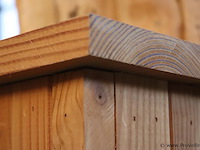 Houten sokkel voor beeld - 100x60x152cm - afbeelding 2 van  3