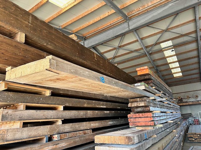 Houten spant nr 28 11x68x1650cm - afbeelding 1 van  2