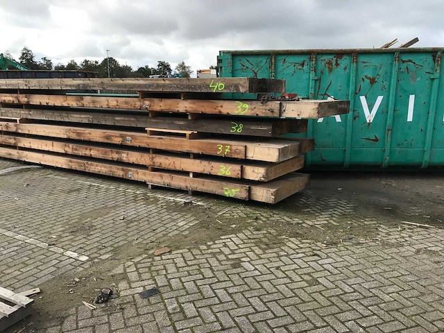 Houten spant nr 36 20x102/140x2160cm - afbeelding 2 van  6