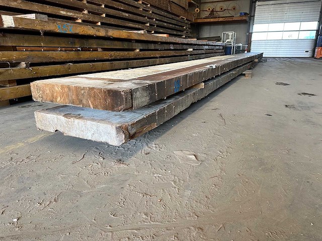 Houten spanten nr 23 14x82x1650cm (2x) - afbeelding 2 van  4