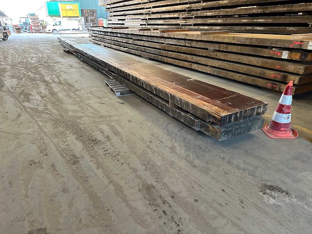 Houten spanten nr 23 14x82x1650cm (2x) - afbeelding 3 van  4