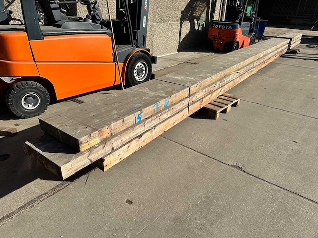 Houten spanten nr 25 11x55x1200cm (3x) - afbeelding 3 van  4