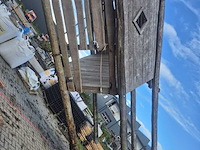 Houten speeltoren met puntdak - afbeelding 8 van  8
