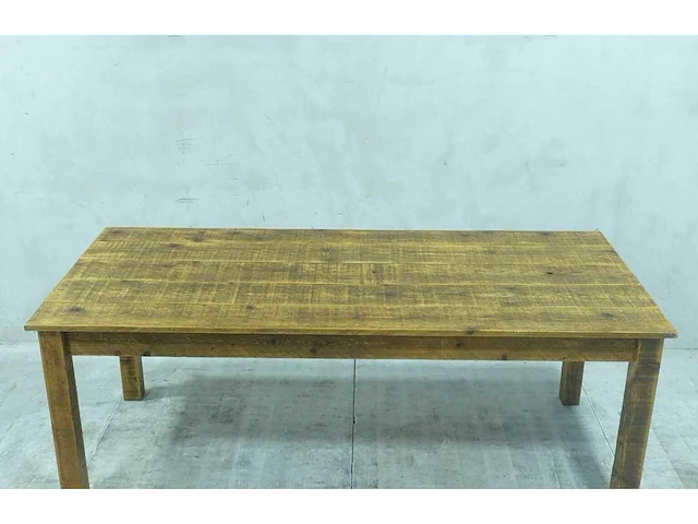 Houten stamtafel robin - afbeelding 3 van  4