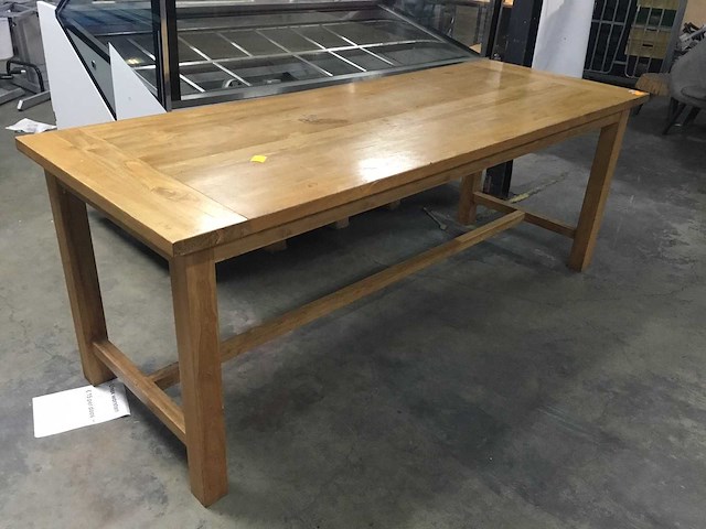 Houten stamtafel - afbeelding 2 van  3