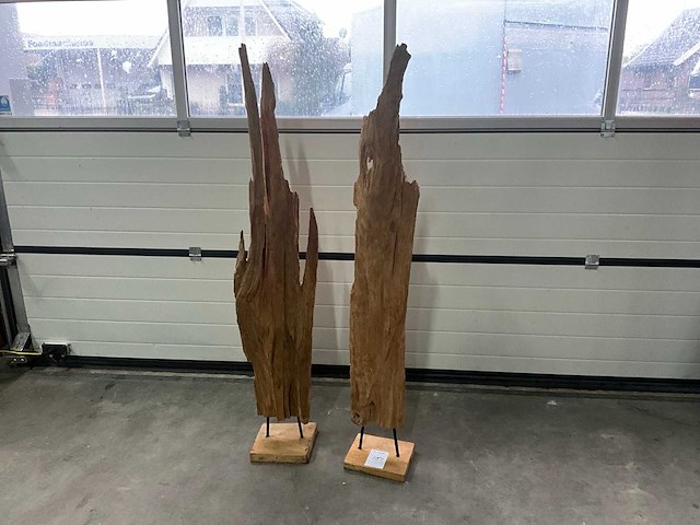 Houten standaard (2x) - afbeelding 2 van  6