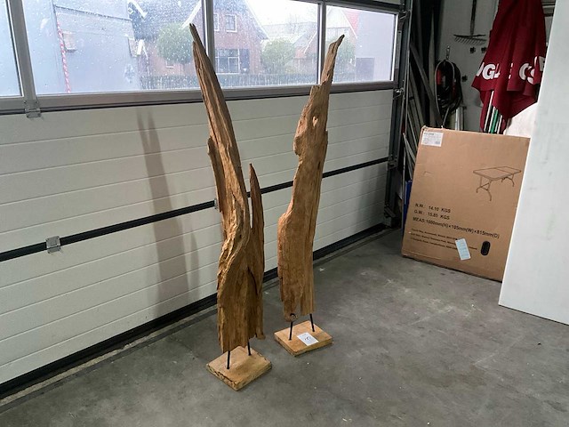 Houten standaard (2x) - afbeelding 4 van  6