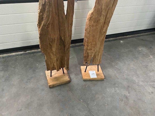 Houten standaard (2x) - afbeelding 5 van  6