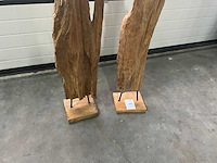 Houten standaard (2x) - afbeelding 5 van  6