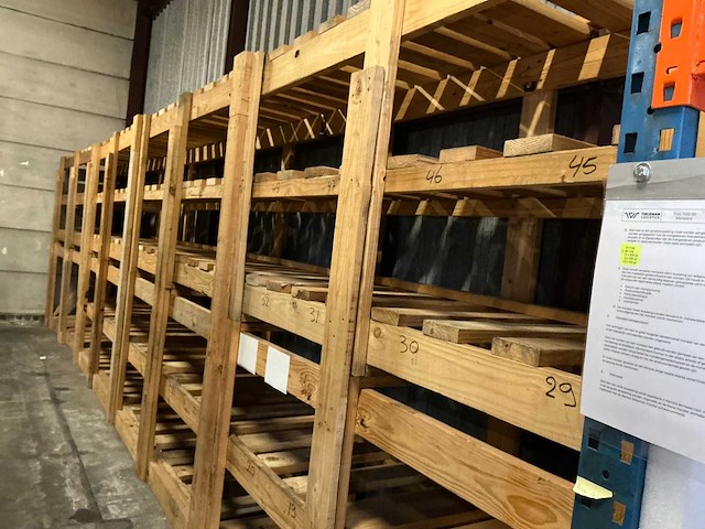 Houten stelling 15meter - afbeelding 1 van  9