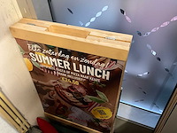 Houten stoepbord (2x) - afbeelding 4 van  5