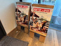 Houten stoepbord (2x) - afbeelding 3 van  4