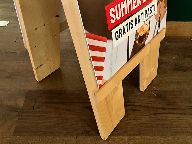 Houten stoepbord - afbeelding 3 van  3