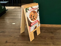 Houten stoepbord - afbeelding 1 van  3