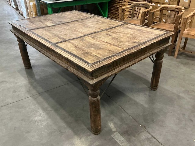 Houten tafel 185x117x75cm - afbeelding 2 van  4
