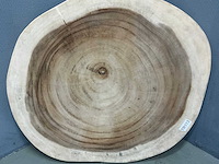 Houten tafel blad 81x74 cm - afbeelding 4 van  7