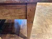 Houten tafel met lade - afbeelding 4 van  4