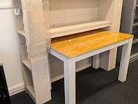 Houten tafel met ombouwkast - afbeelding 3 van  5