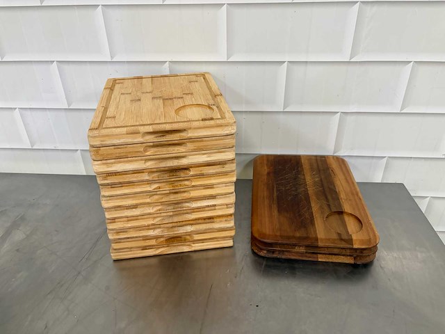 Houten tapasplank (14x) - afbeelding 1 van  3
