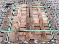 Houten tegels 500x500mm 104 stuks 26m2 - afbeelding 3 van  3