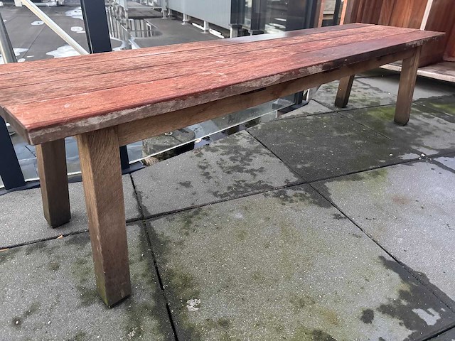 Houten terrasbank - afbeelding 4 van  4