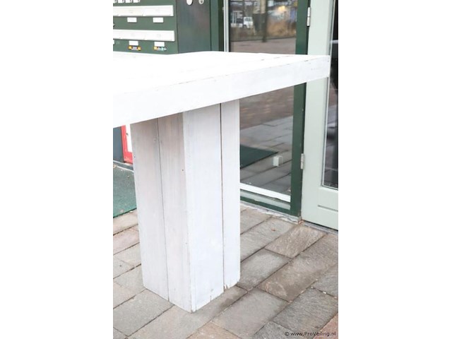 Houten terrastafel - 200x80x110cm - afbeelding 3 van  5