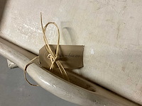 Houten thee tafel met dienblad - afbeelding 9 van  9