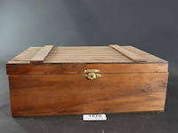 Houten theekist - afbeelding 3 van  5
