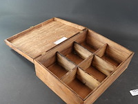 Houten theekist - afbeelding 4 van  5