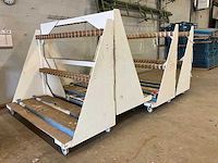 Houten transportkar (4x) - afbeelding 1 van  4