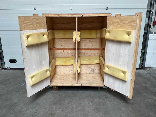 Houten transportkar - afbeelding 2 van  4