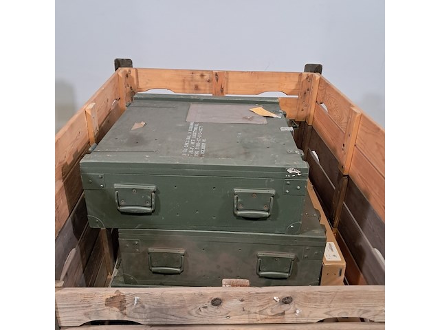 Houten transportkist met voertuig gaereedschap - afbeelding 2 van  7