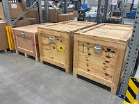 Houten transportkisten (2x) - afbeelding 1 van  3