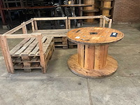 Houten tuinbank - afbeelding 1 van  3