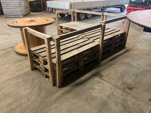 Houten tuinbank - afbeelding 2 van  2