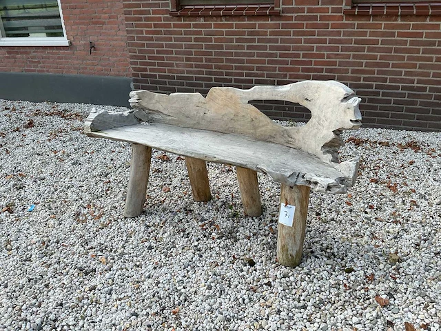 Houten tuinbank - afbeelding 1 van  3