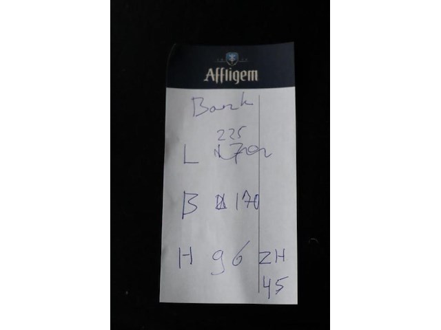 Houten tuinbank/rondzit - 225x170x96cm - afbeelding 6 van  6