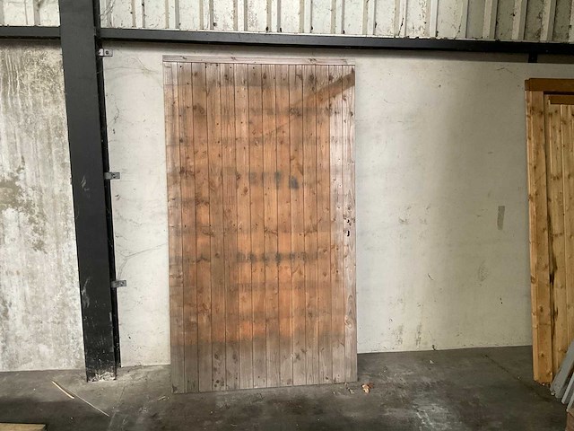 Houten tuindeur - 120x207 cm - afbeelding 1 van  10