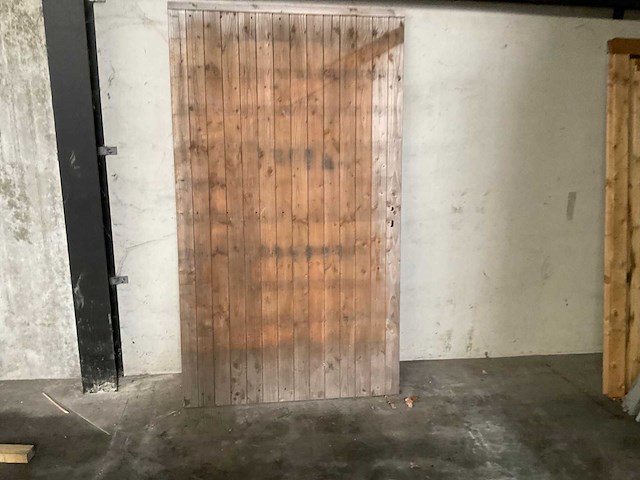 Houten tuindeur - 120x207 cm - afbeelding 3 van  10