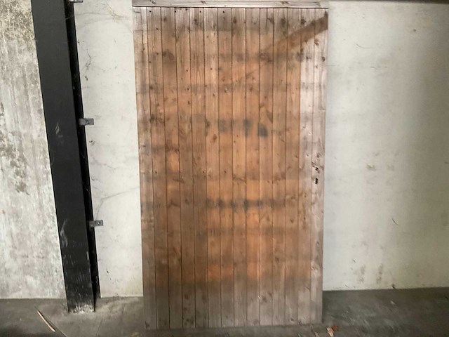Houten tuindeur - 120x207 cm - afbeelding 4 van  10